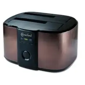 Comparateur de prix : Connectland Station D'Accueil Usb 3.0 Pour Disques Durs S-Ata 3"1/2 Et 2"1/2 (Marron)