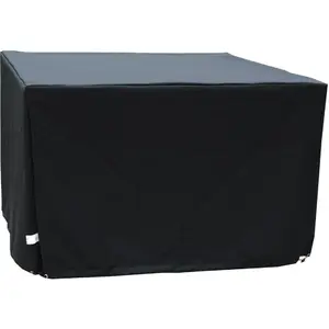 DCB GARDEN Housse de protection pour table (105x105 cm) - NOIR pas cher
