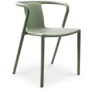 Comparateur de prix : CITY GARDEN Fauteuil de jardin empilable en polypropylène vert olive