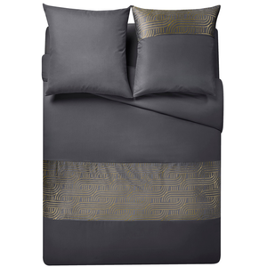 Parure de lit Housse+ 2 taies 240x220 cm INFINI pas cher