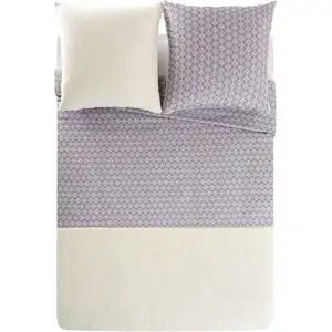 COTE DECO Parure de lit Housse+ 2 taies 220x240 cm SHERPAVendu parconforama