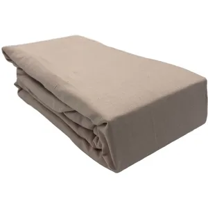 OBIO Drap housse 100% coton bio 57fils rose 140 x 200 cm