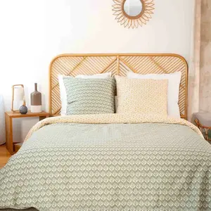 Housse De Rêve Easy Dort - Parure de lit 240x260 cm Satin de Coton Bio Orient pas cher