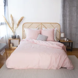 My Home Collection - Parure housse de couette Nude nude 240x220 cm pas cher
