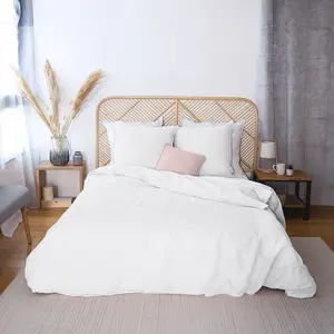 Home Collection - Parure housse de couette June blanche 240x220 cm