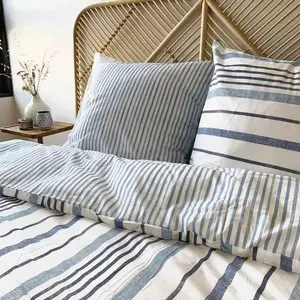 Housse De Rêve Easy Dort - Parure de lit 240x260 cm Lyocell et Coton Calanque pas cher