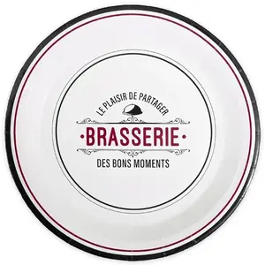 Comparateur de prix : Paquet de 6 Assiettes Brasserie 23cm