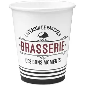 Comparateur de prix : Lot de 6 Gobelets Brasserie 25cl