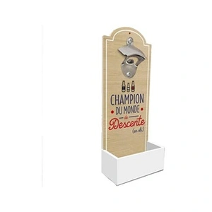 RueDeLaFete Decapsuleur mural Champion de pas cher