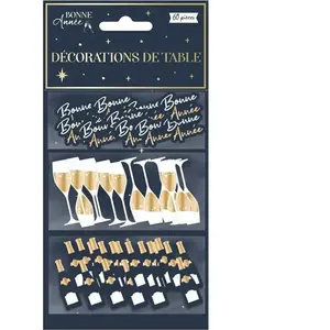 STC Sachet 60 Deco de Table Bonne Annee pas cher