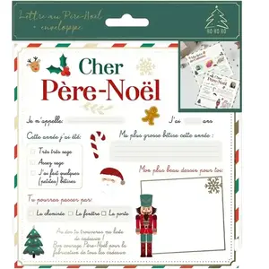 Lettre au Père Noël pour Enfants pas cher