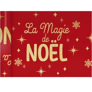 Chemin de table La Magie de Noël 4m pas cher