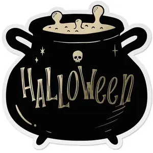 Comparateur de prix : 10 SERVIETTES PAPIER CHAUDRON HALLOWEEN 25CM NOIR