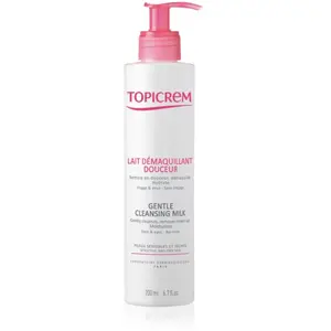 Comparateur de prix : TOPICREM Lait Démaquillant Douceur Douceur Lait Nettoyant doux 200 ml
