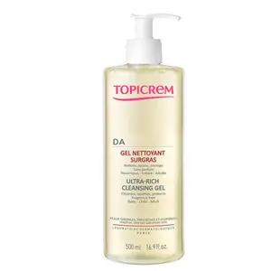 Comparateur de prix : Topicrem DA Gel Nettoyant Surgras Visage et Corps 500ml