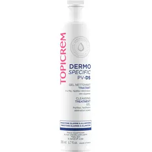 Comparateur de prix : Topicrem PV/DS Cleansing Gel Gel douche corps et cuir chevelu 200 ml