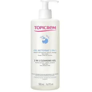 Topicrem - Bébé Gel Nettoyant 2 en 1 Gel nettoyant 500 ml unisex pas cher