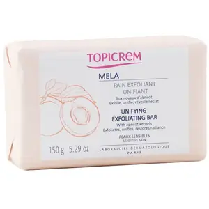 Comparateur de prix : Topicrem - Mela Pain Exfoliant Unifiant Gommage pieds 150 g unisex