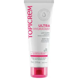 Comparateur de prix : Topicrem Uh lait corporel ultra-hydratant 75 ml
