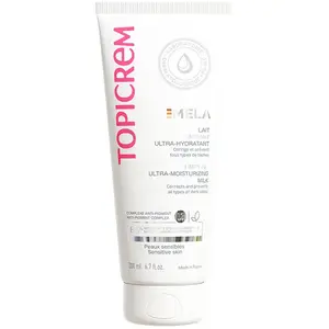 Comparateur de prix : Topicrem Mela Lait Unifiant SPF15 Ultra Hydratant 200Ml