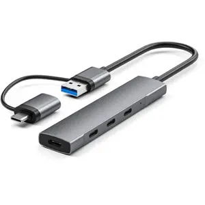 DLH DY-TU4995 HUB & CONCENTRATEUR USB 3.2 GEN 1 (3.1 GEN 1) TYPE-A + T pas cher