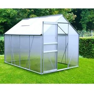Chalet&jardin - Serre jardin polycarbonate Diamant 86 + base 4.75 m²