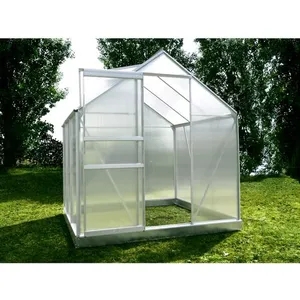 Serre polycarbonate Diamant 46 + base - 2,41 m² - Chalet et Jardin