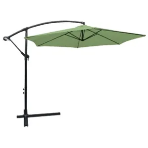 Comparateur de prix : Parasol déporté rond collioure diamètre 3m - vert amande Keter 14-700758