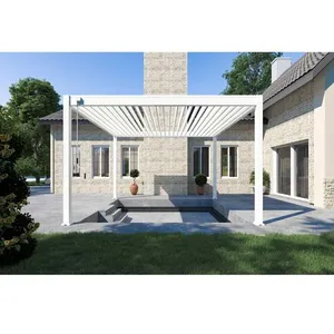 Comparateur de prix : OMBREA Pergola bioclimatique Ombréa vs autoportante 4x4M - Blanc