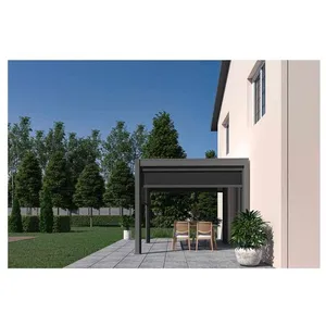 Lot De 2 Parois Latérales Pour Tonnelle 3x2 M - Imperméables, Sans Fenêtres - Fixation Par Scratch - 5