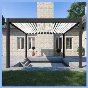 Comparateur de prix : OMBREA Pergola bioclimatique motorisée Ombréa elmo autoportante 4x4M Couleur - Blanc