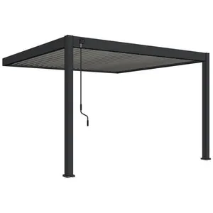 Comparateur de prix : OMBREA Pergola bioclimatique autoportante 3x4M - Anthracite - ELMO