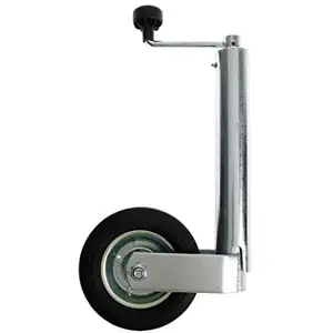 Spotlight - roue jockey remorque diamètre 60MM avec manivelle - acier galvanisé - roue pleine 200MM, jante acier - charge max. àVendu parnorauto