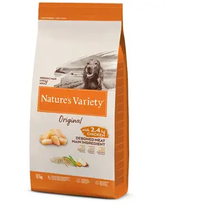 Nature's Variety True instinct - chien adulte medium maxi - original au poulet - 12 kg pas cher