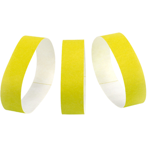SANS 50 bracelets identification indéchirables jaunes - cda 36556 pas cher