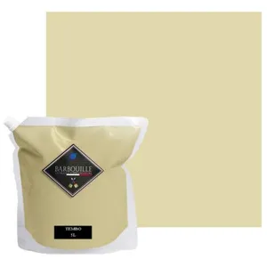 BARBOUILLE Peinture lessivable acrylique velours   murs et plafonds - 5 ltr Beige & Naturel - TemboVendu paramazon