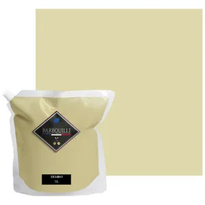 BARBOUILLE Peinture lessivable acrylique mat   murs et plafonds - 5 ltr Beige & Naturel - Tembo pas cher