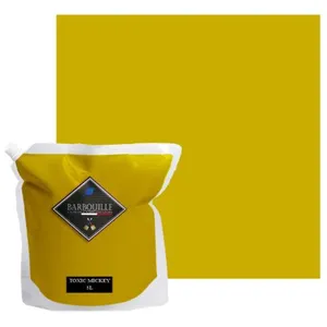 BARBOUILLE Peinture lessivable acrylique mat   murs et plafonds - 5 ltr Vert - Toxic mickey pas cher