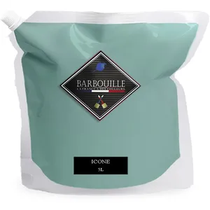 BARBOUILLE Peinture lessivable acrylique mat   murs et plafonds - 5 ltr Vert - IcôneVendu paramazon