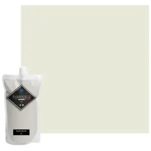 BARBOUILLE Peinture lessivable acrylique mat   murs et plafonds - 1 ltr Blanc - Bangkok