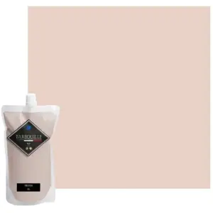 BARBOUILLE Peinture lessivable acrylique mat murs et plafonds - 1 ltr Rouge & Rose - Jésus pas cher