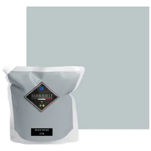 BARBOUILLE Peinture lessivable acrylique mat   murs et plafonds - 2,5 ltr Gris & Noir - Fluctuat pas cher