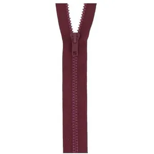 Fermeture injectée n°5 séparable 55 cm - Distrifil - Rouge 116 pas cher