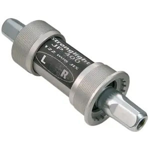 Comparateur de prix : Boitier pedalier stronglight carre jp400 tout alu 122mm filetage anglais
