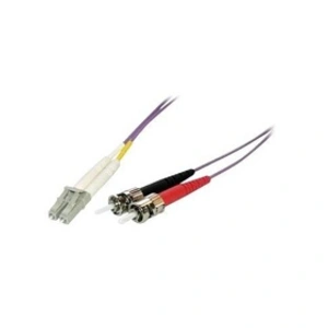 Mcl Samar - Jarretière optique OM3 duplex 50/125 multimode - st / lc 2m