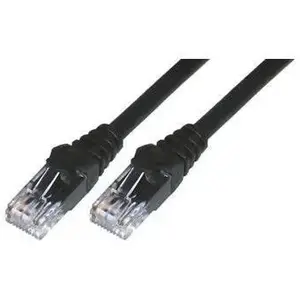 Comparateur de prix : MCL Cordon de brassage - RJ45 CAT 6 U/UTP - 5 m - Noir
