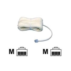 Comparateur de prix : MCL - Câble de téléphone - RJ-11 (M) pour RJ-11 (M) - 3 m