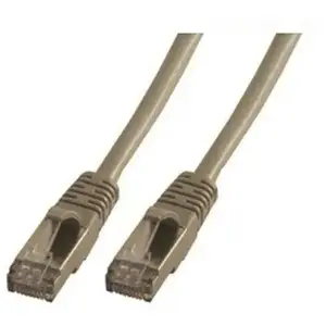 Comparateur de prix : MCL Cordon de brassage - RJ45 CAT6 A F/UTP - 0,5 m - Gris