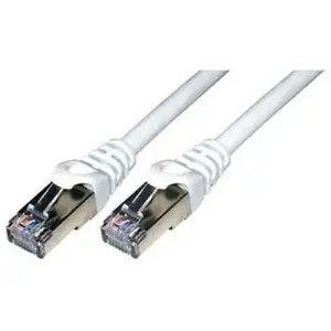Comparateur de prix : MCL Cordon de brassage - RJ45 CAT 6 F/UTP - 10 m - Blanc