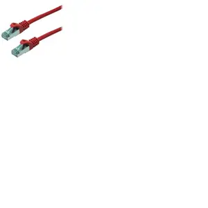 MCL Samar FTP6-1M/R Cordon Cat 6 RJ45 F/UTP 1m Rouge pas cher